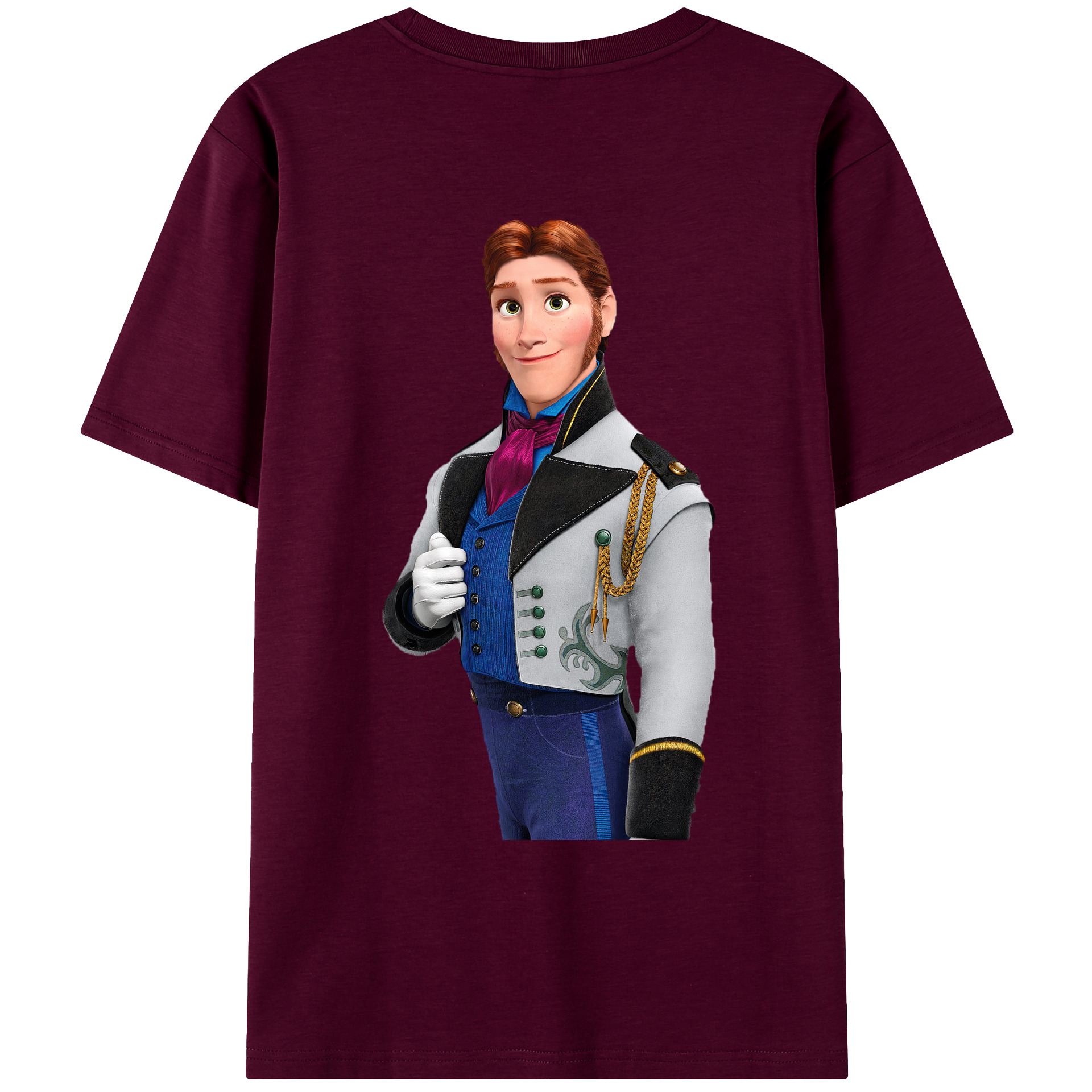 （画像用） アナと雪の女王 アンナ エルサ Frozen Anna Elsa レディース半袖Tシャツ(バックプリント)
